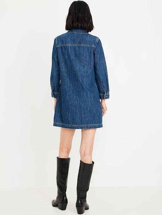 Jean Popover Shirt Dress Product Image