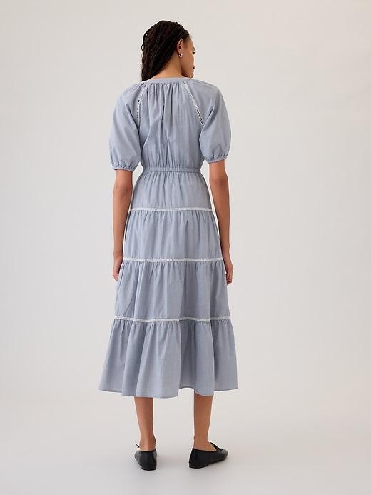 Tiered Maxi Shirtdress Product Image