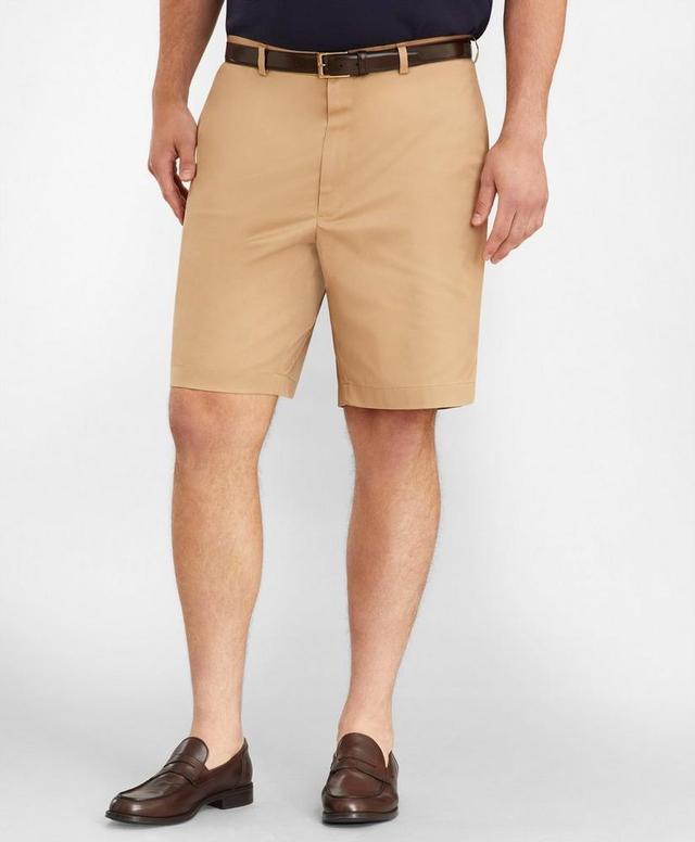 Big & Tall 10" Flat Front Stretch Advantage Chino® Shorts Product Image