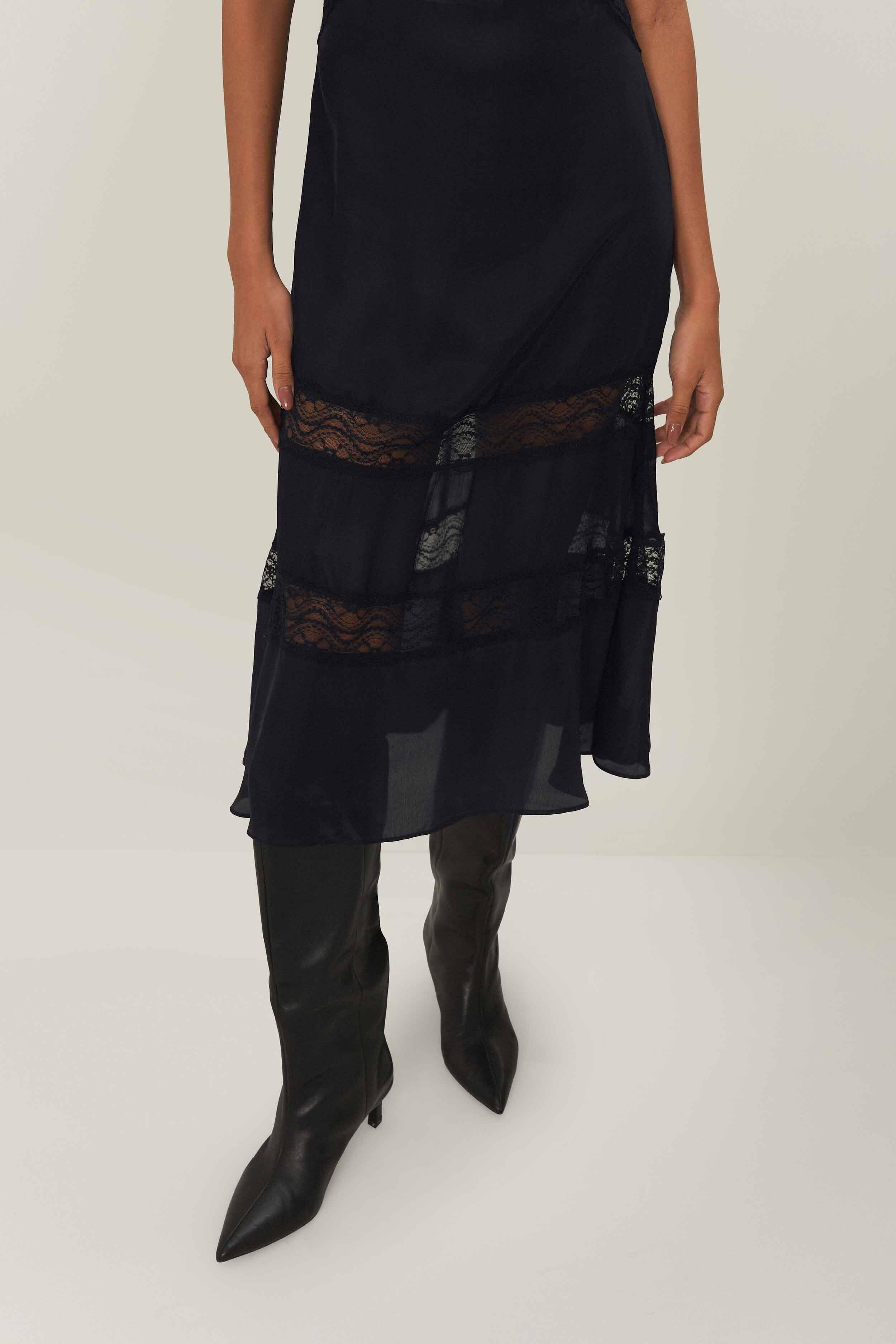 Black Sleeveless Maxi Dress Product Image