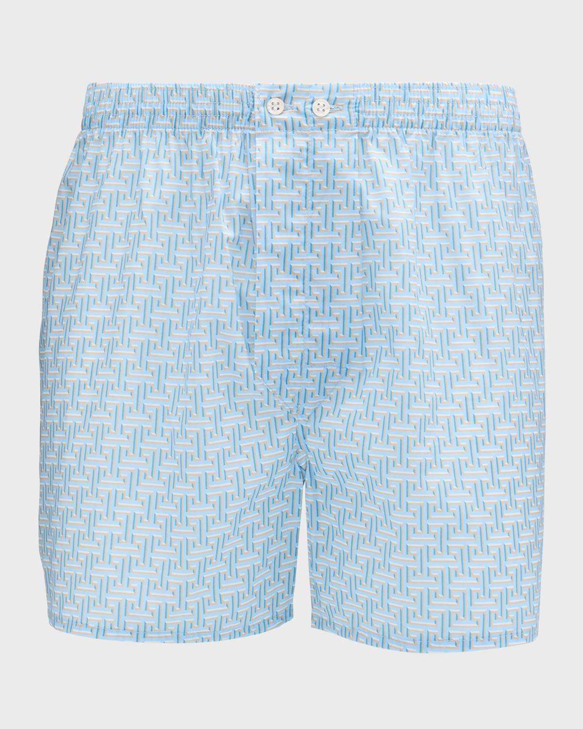 Men's Ledbury Maze-Print Boxer Shorts Product Image