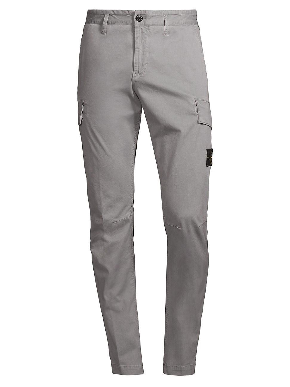 Mens Cotton Skinny Cargo Trousers Product Image