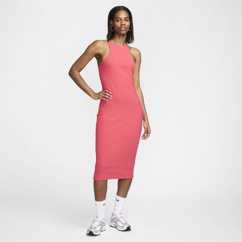 Women's Nike Sportswear Chill Rib Slim Sleeveless Midi Dress Product Image