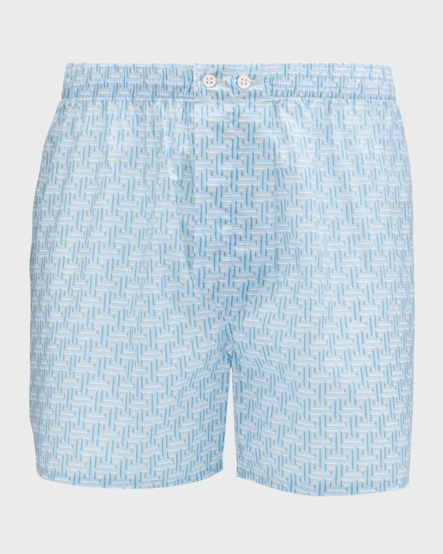 Men's Ledbury Maze-Print Boxer Shorts Product Image