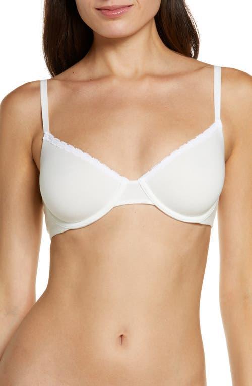 Skarlett Blue Adorned Cotton Blend Underwire Bra Product Image