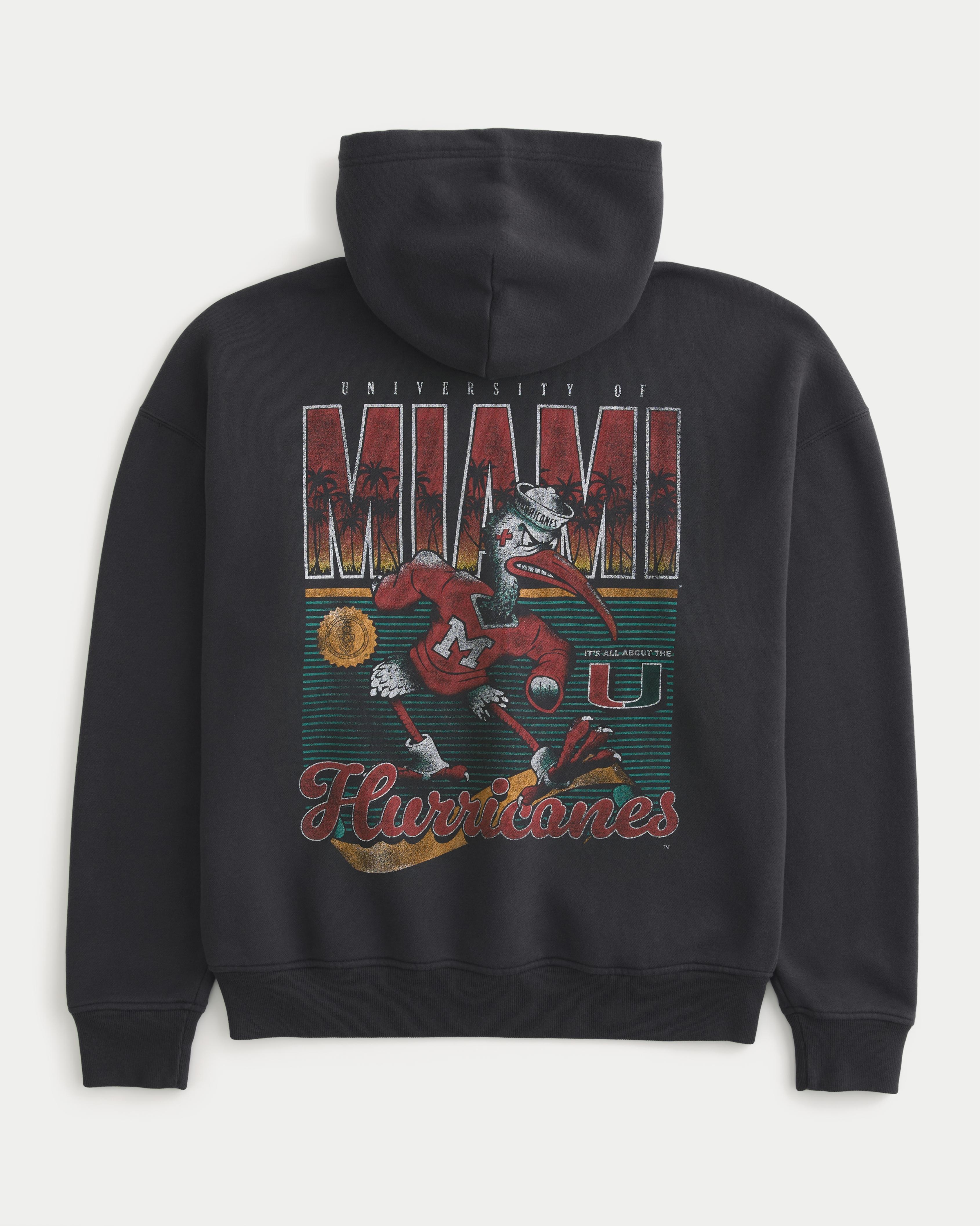 Boxy Florida State University Graphic Hoodie Product Image