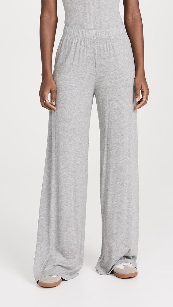 SPRWMN Rib Wide Leg Pants | Shopbop Product Image