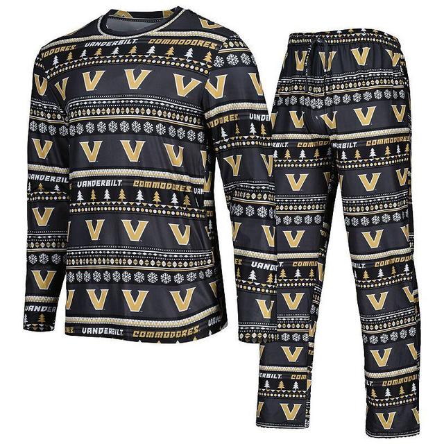 Mens Concepts Sport Vanderbilt Commodores Swivel Long Sleeve T-Shirt & Pants Sleep Set Product Image