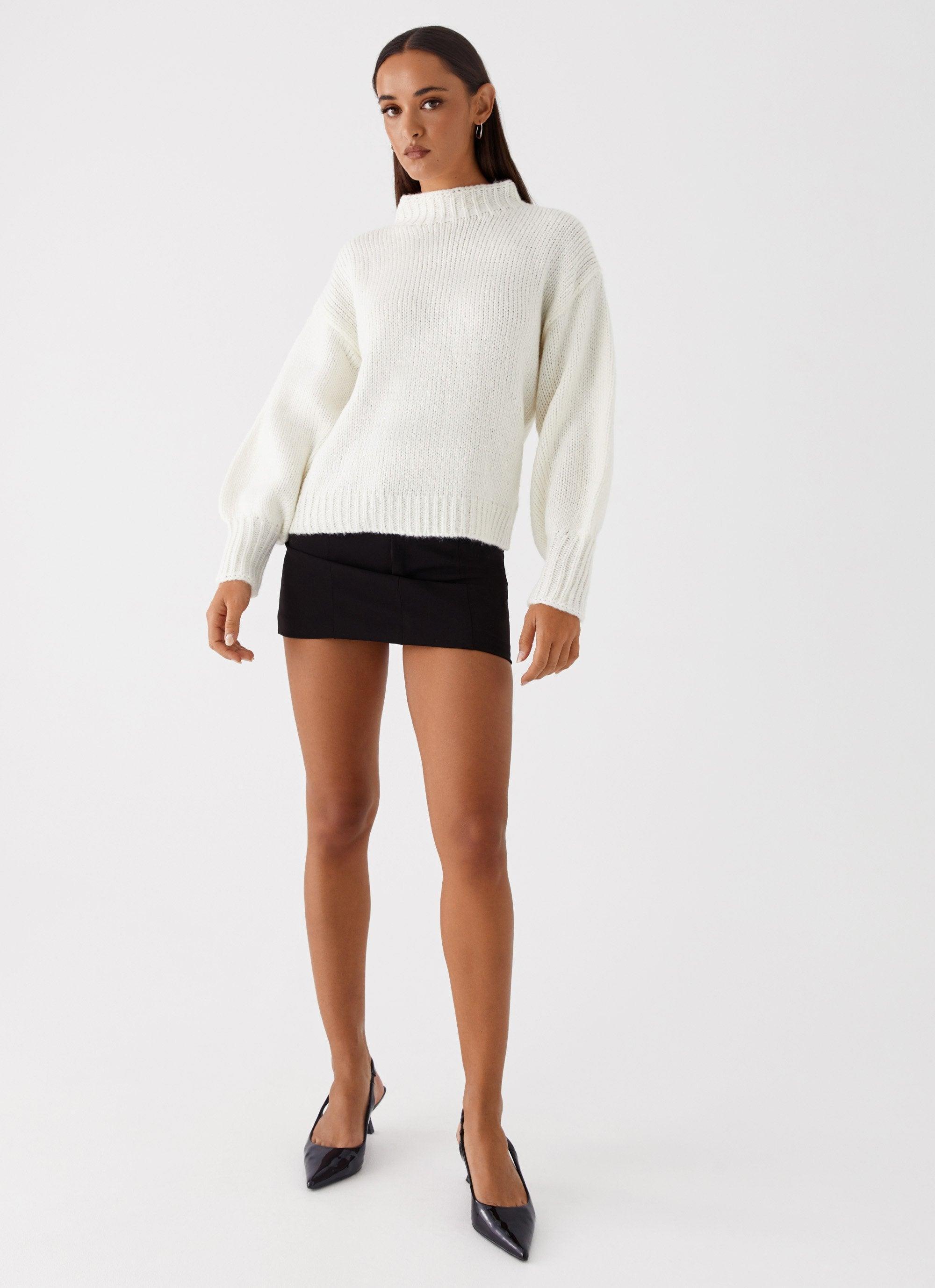 Charleston Knit Jumper - Off White Product Image