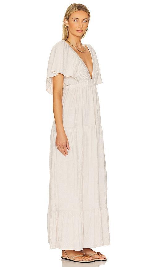 Free People free-est La La Tiered Flutter Sleeve Maxi Dress Product Image