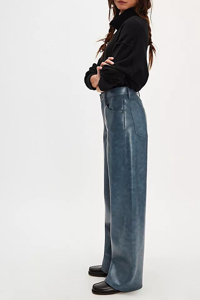 AGOLDE Recycled Leather Low Curve Pants Product Image