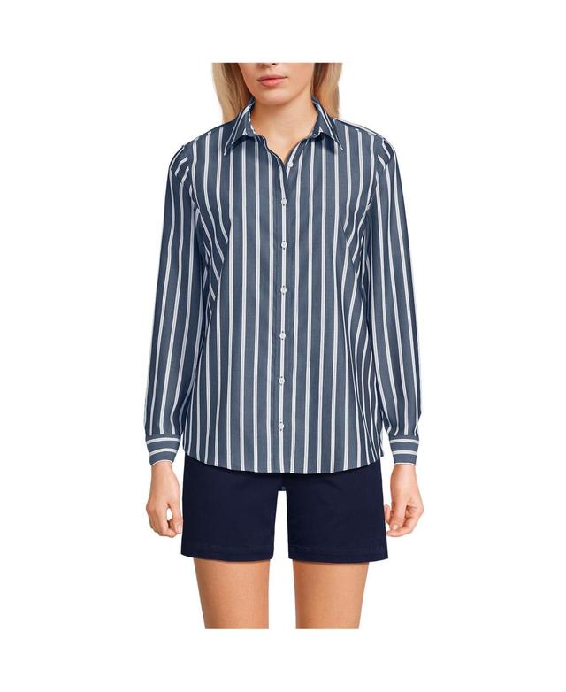 Lands End Womens No Iron Button Front Shirt Product Image