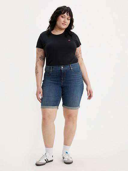 Classic Bermuda Women's Shorts (Plus Size) Product Image