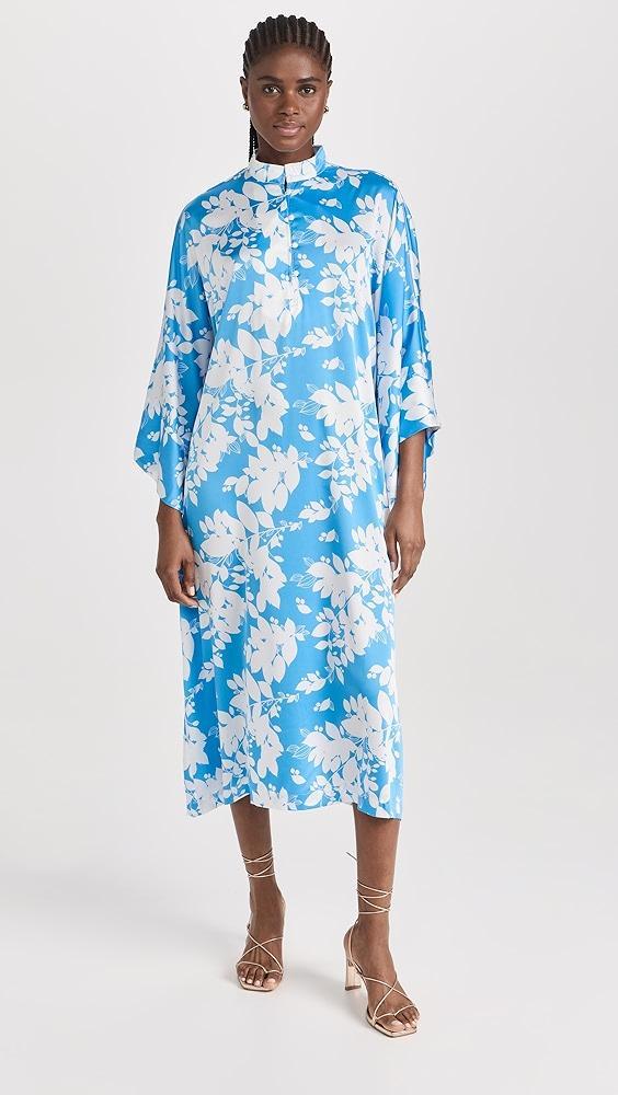 La Vie Style House Satin Leaf Caftan | Shopbop Product Image