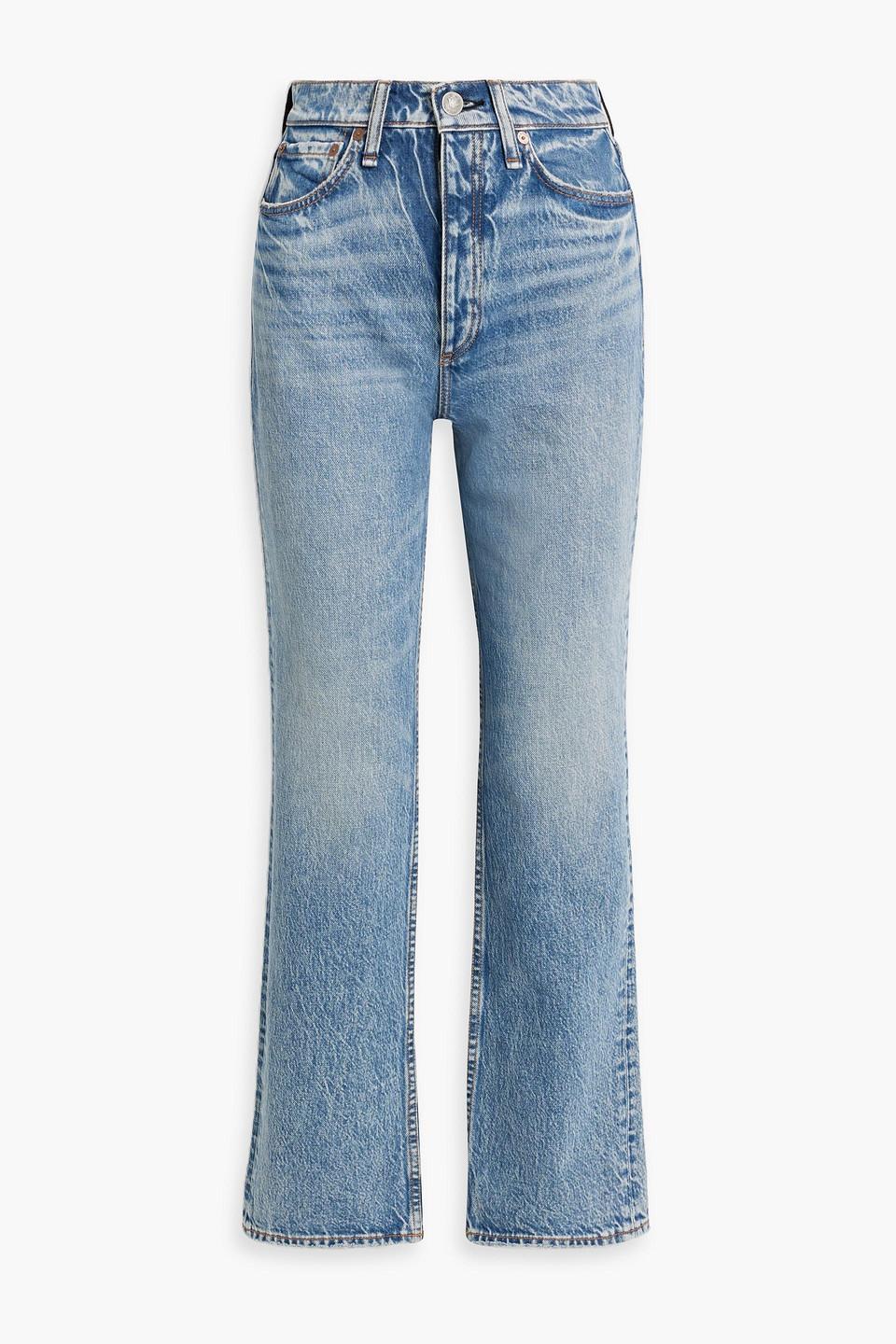 Alex High-rise Tulip Straight Jean In Blue product image