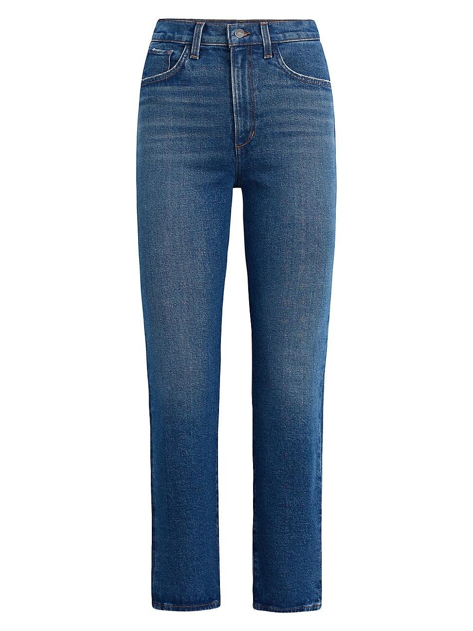 Womens Margot High-Rise Straight-Leg Jeans Product Image