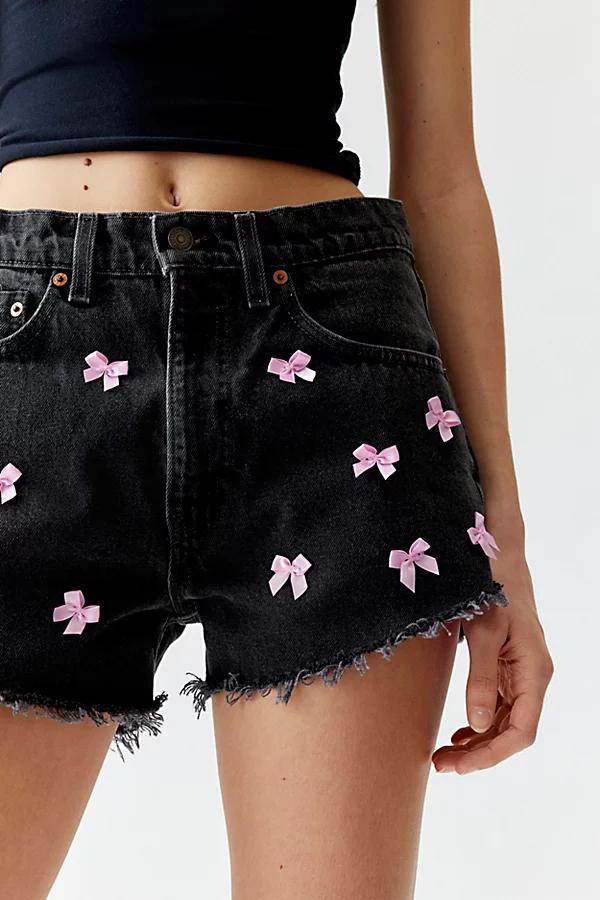 Urban Renewal Remade Bow Denim Short Womens at Urban Outfitters Product Image