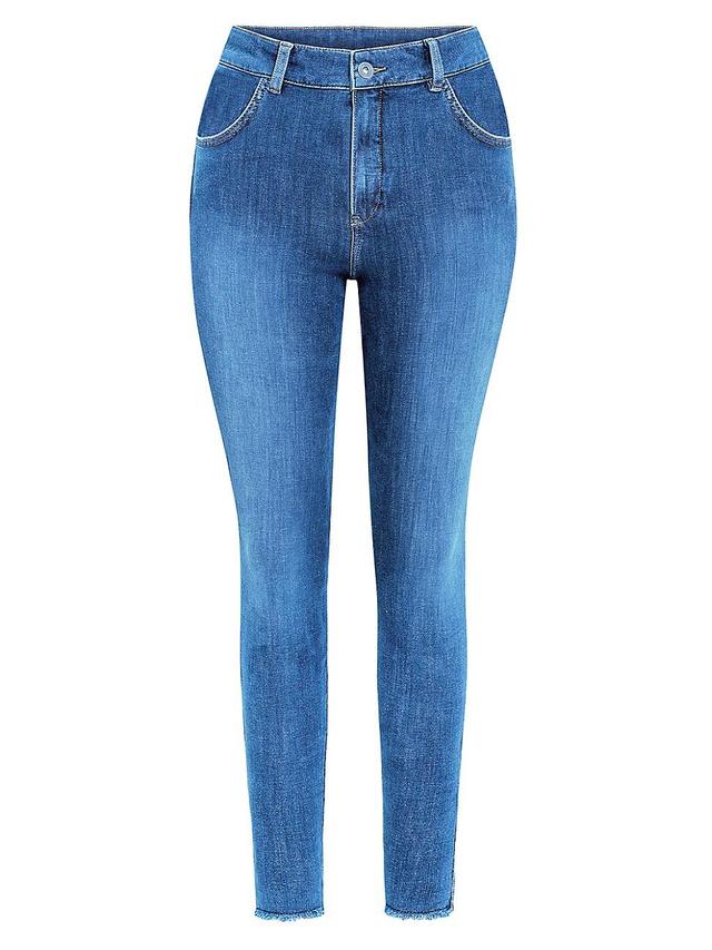 Womens Cropped Ankle Shape Jeans Product Image