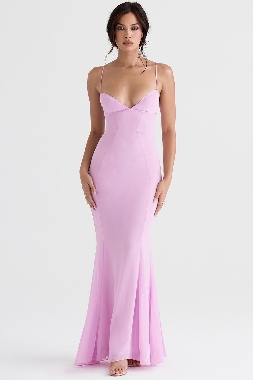 Loren Pink Maxi Dress Product Image