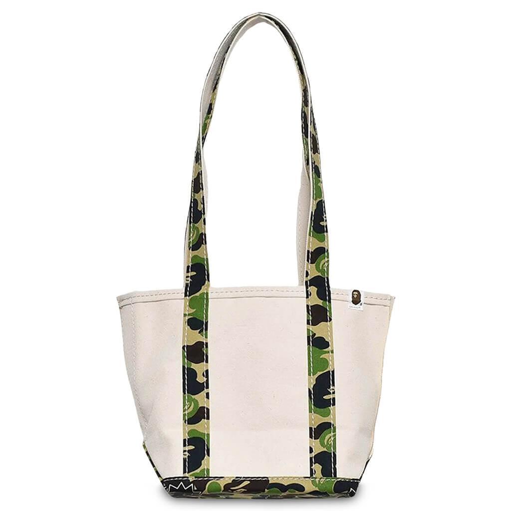 Saint Michael x A Bathing Ape Small Tote Bag - White/Camo Male Product Image