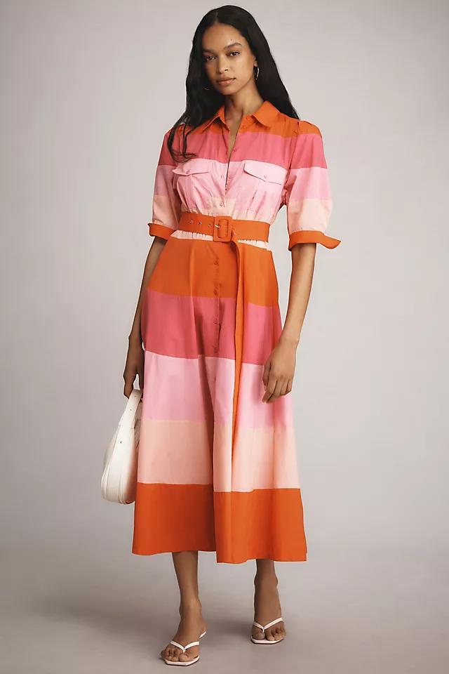 Essentiel Antwerp Faleigh Colorblock Midi Dress Product Image