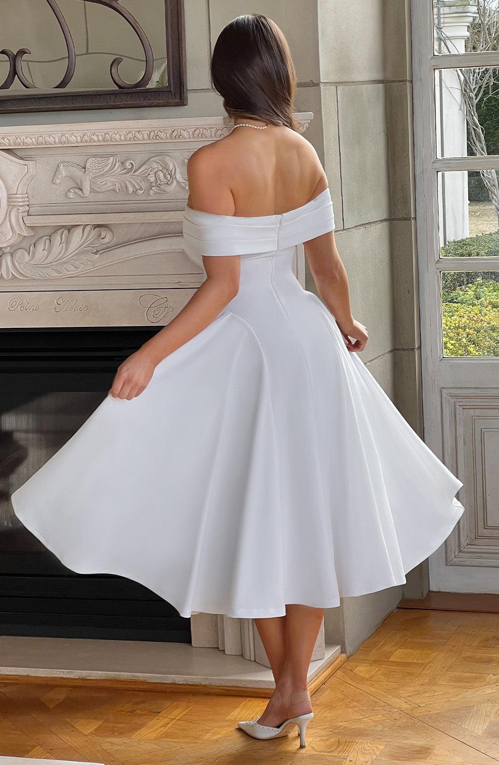 Miranda Midi Dress - Ivory Product Image