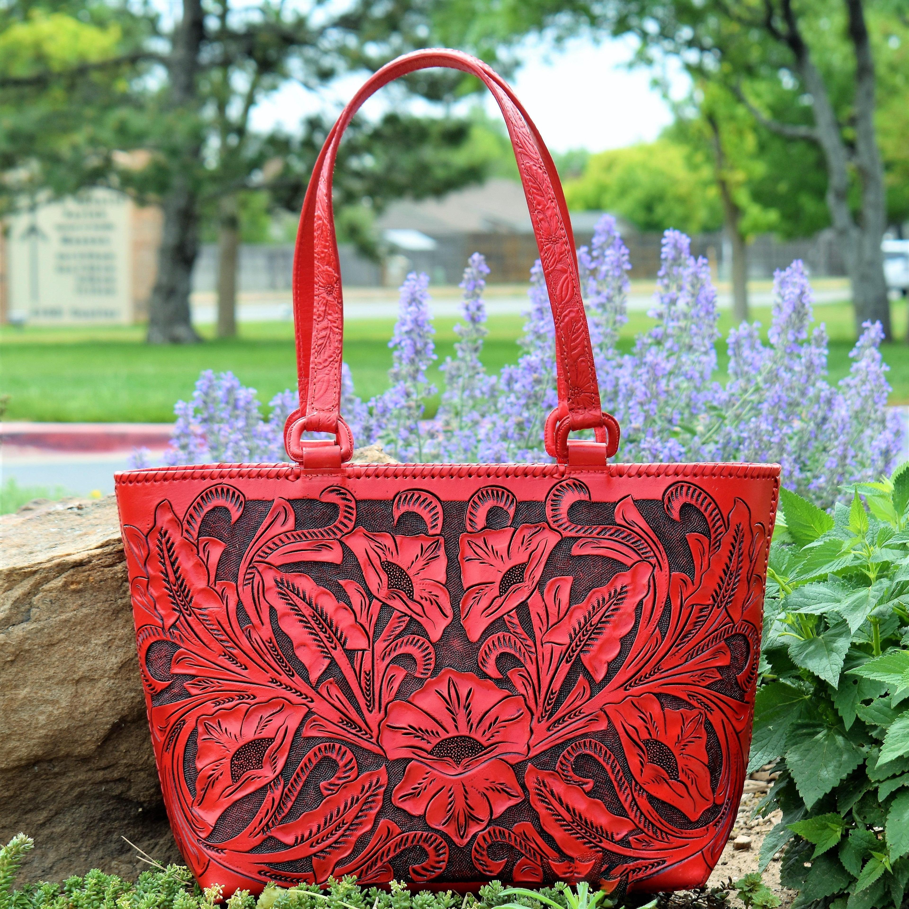 Red Mami Chula Leather Bag* Product Image