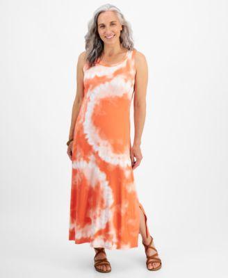 Petite Alana Dye Knit Maxi Dress, Created for Macy's Product Image