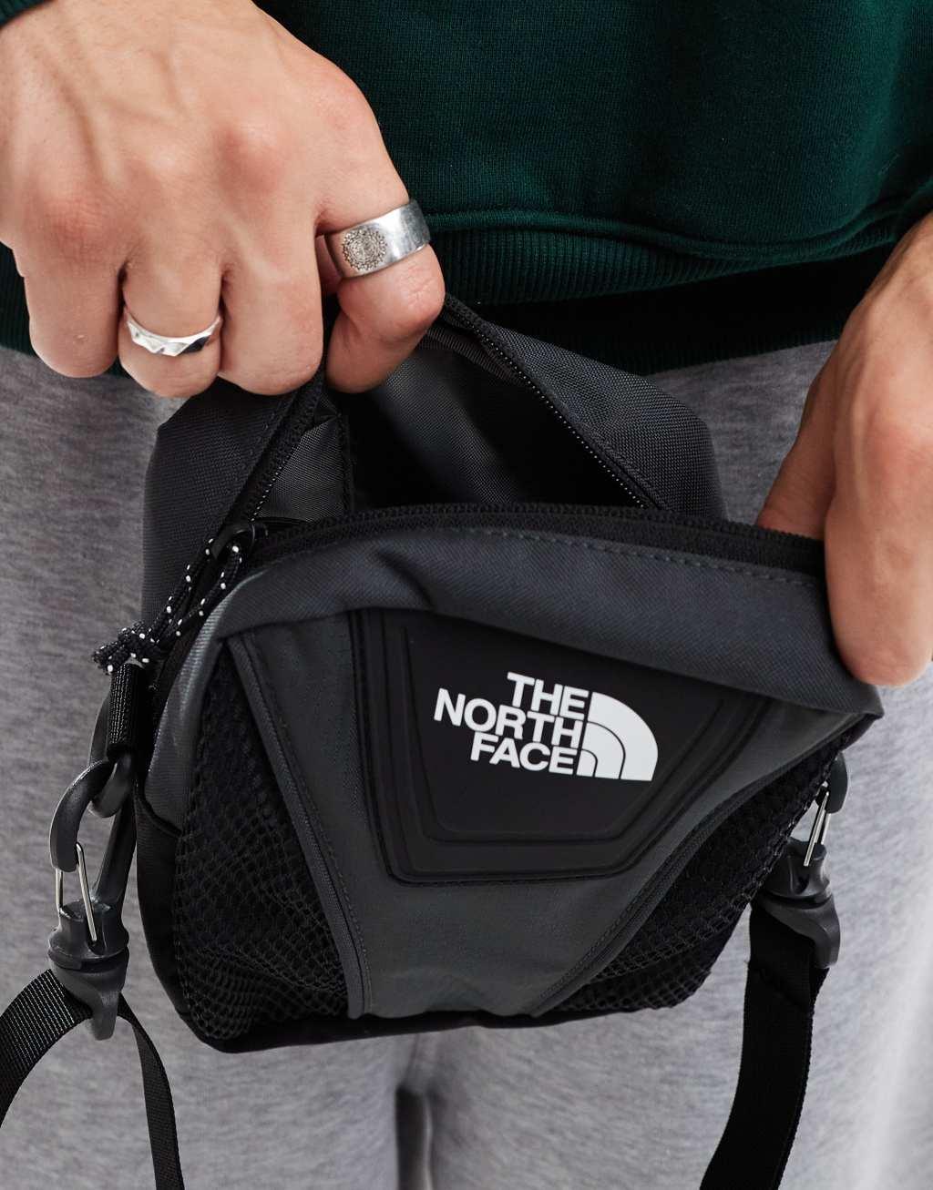 The North Face Y2K cross-body bag in black and gray Product Image