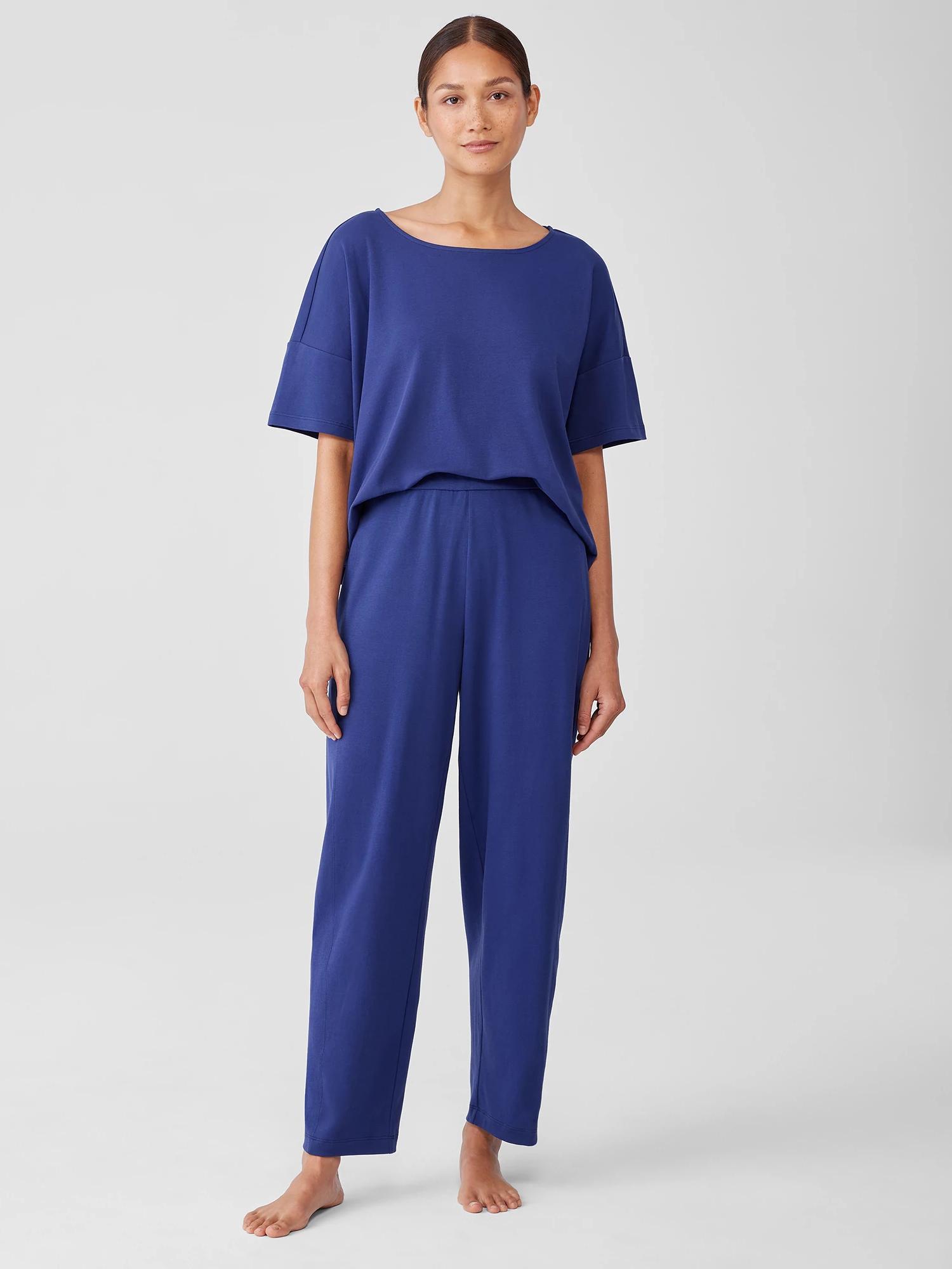 EILEEN FISHER Organic Cotton Interlock Lantern Sleep Pantfemale Product Image