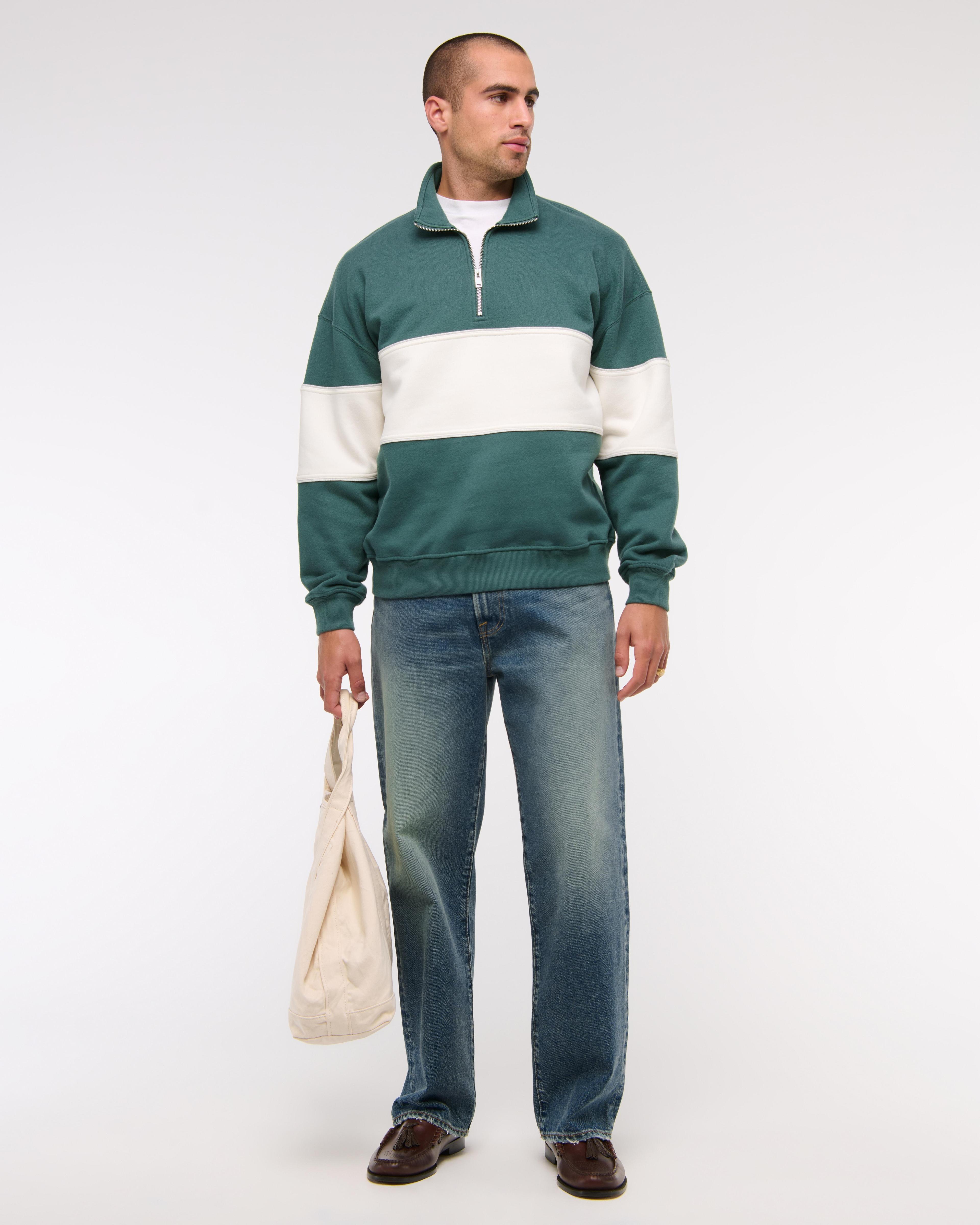 Essential Half-Zip Sweatshirt Product Image