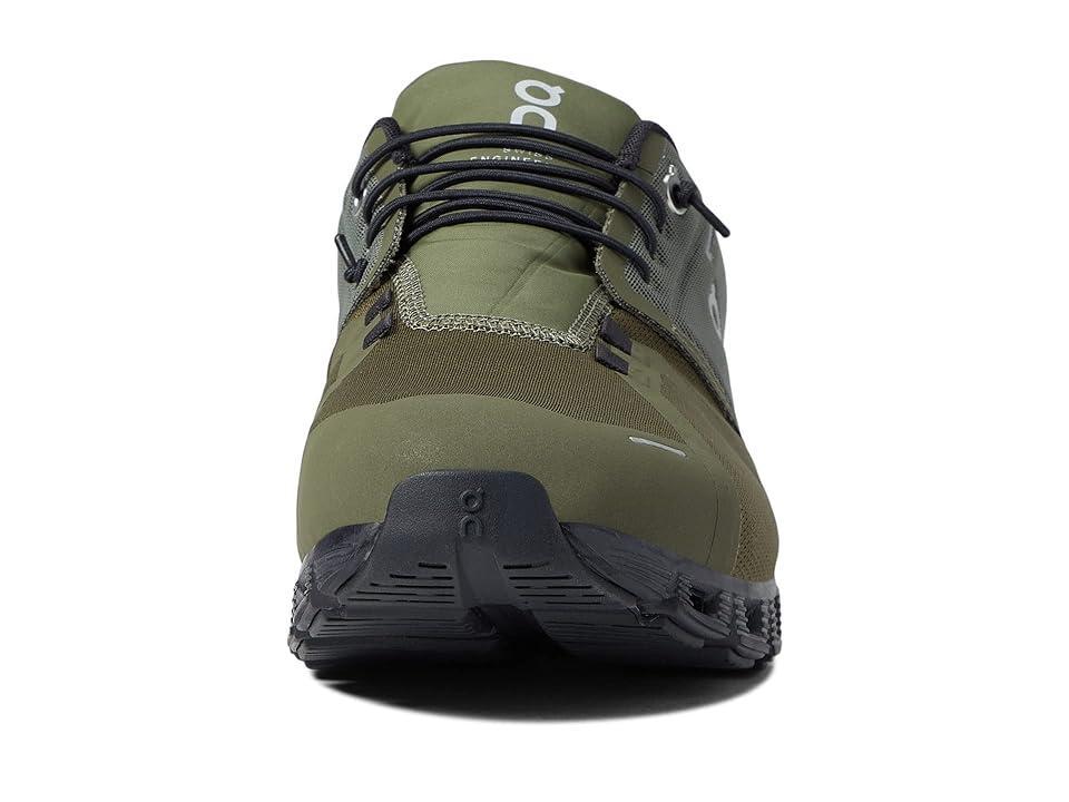 On Cloud 5 Waterproof in Olive & Black - Olive. Size 8 (also in 7, 7.5, 8.5). Product Image