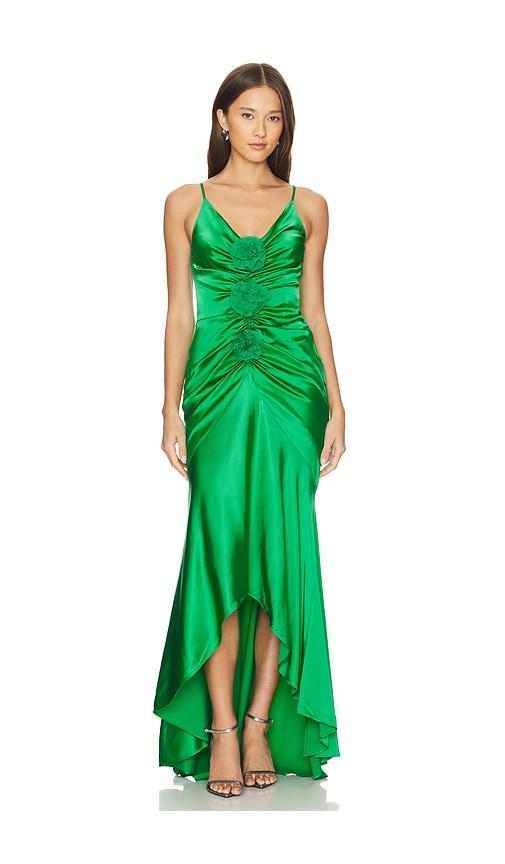 Lovers and Friends Liz Gown in Green Product Image