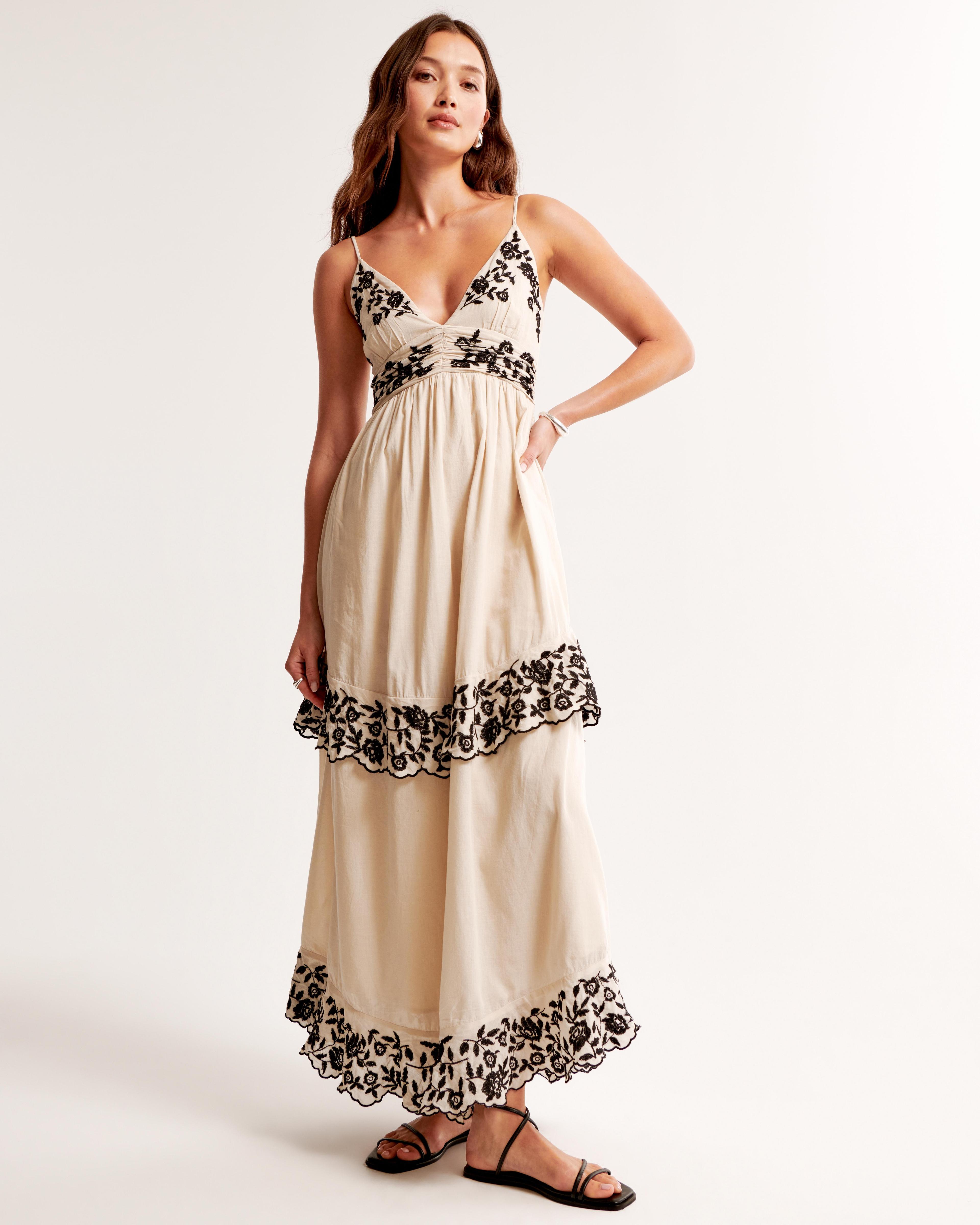 Tiered Ruffle Maxi Dress Product Image