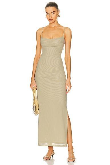 Miaou Thais Dress Tan. (also in ). Product Image