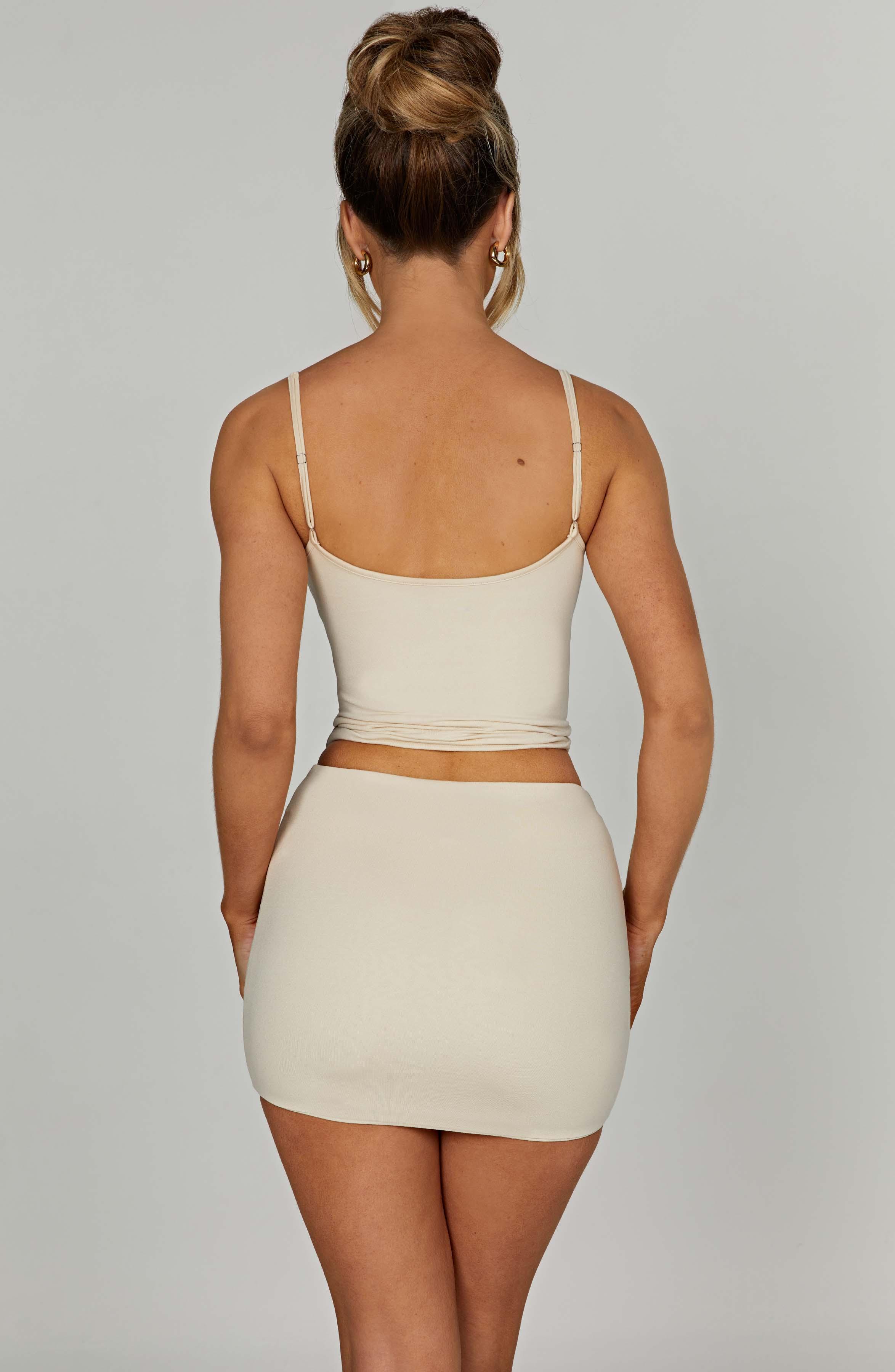 Rein Mini Skirt - Cream Product Image