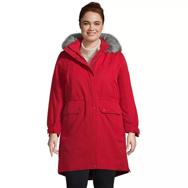 Lands End Womens Plus Size Expedition Down Waterproof Winter Parka Product Image