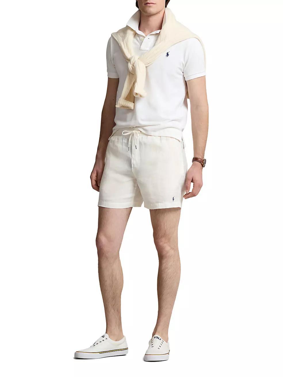 Prepster Linen Flat-Front Shorts Product Image