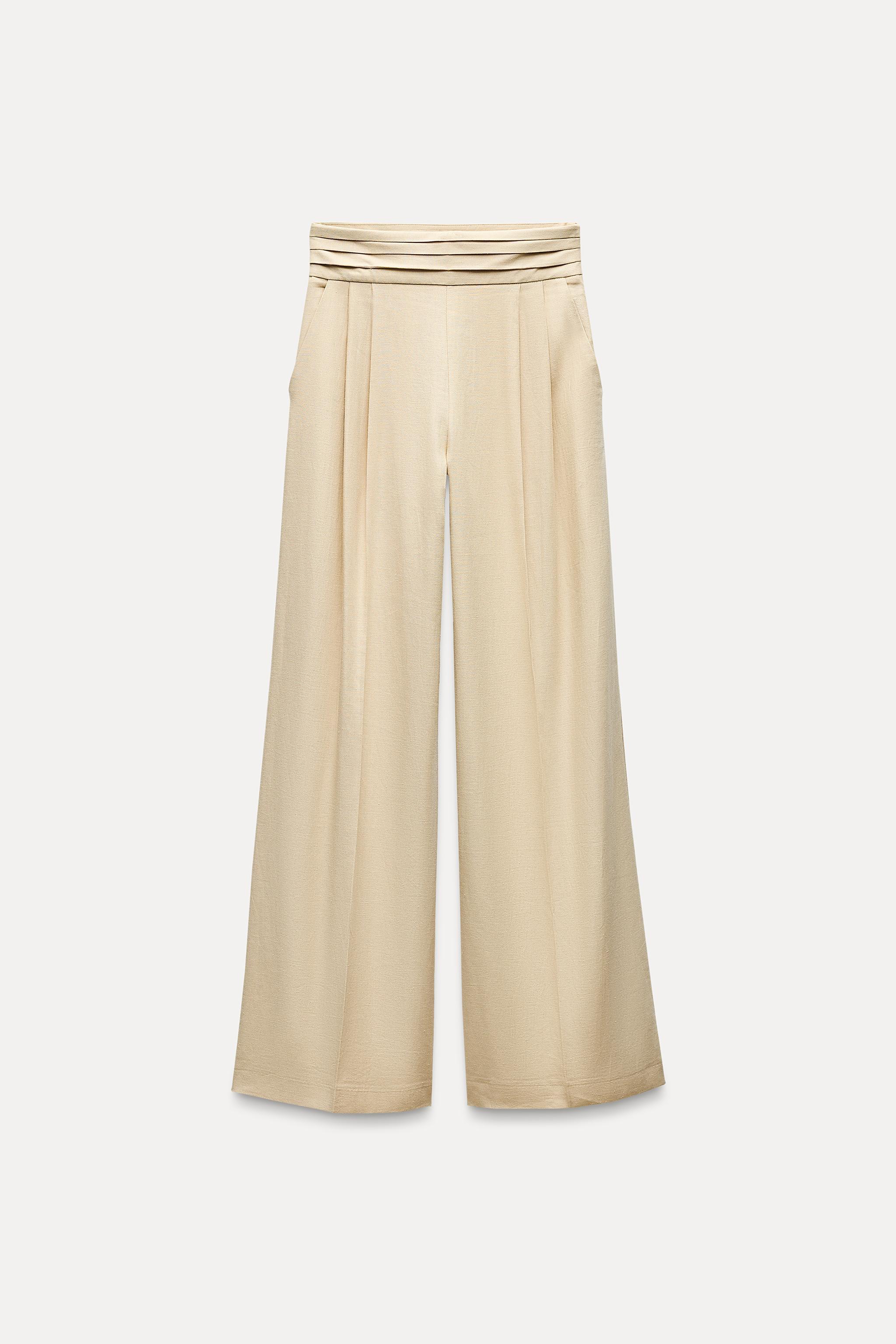 WIDE LEG SASH PANTS Product Image