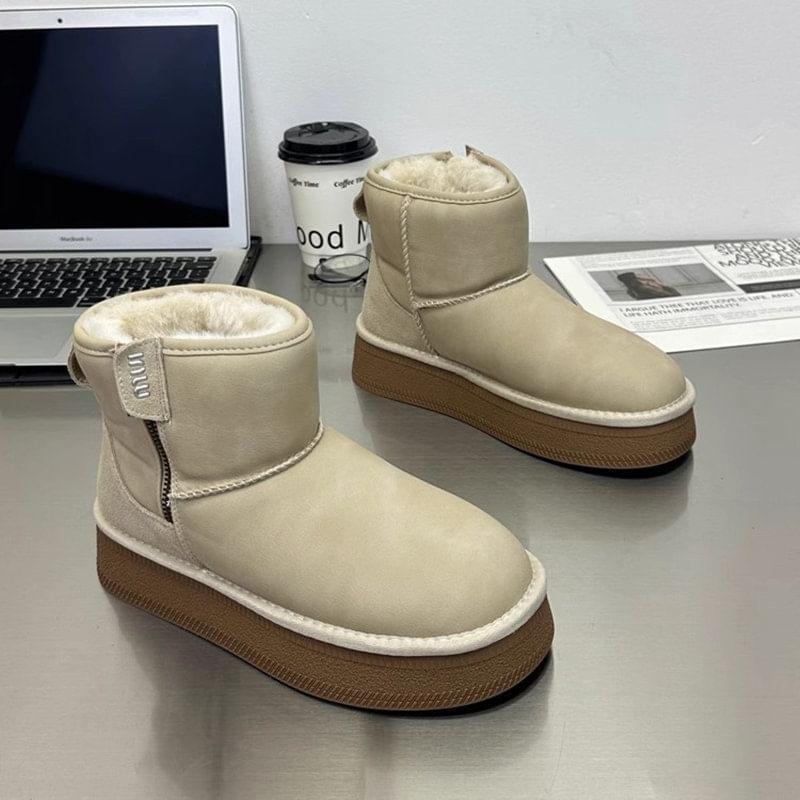 Platform Short Snow Boots Product Image