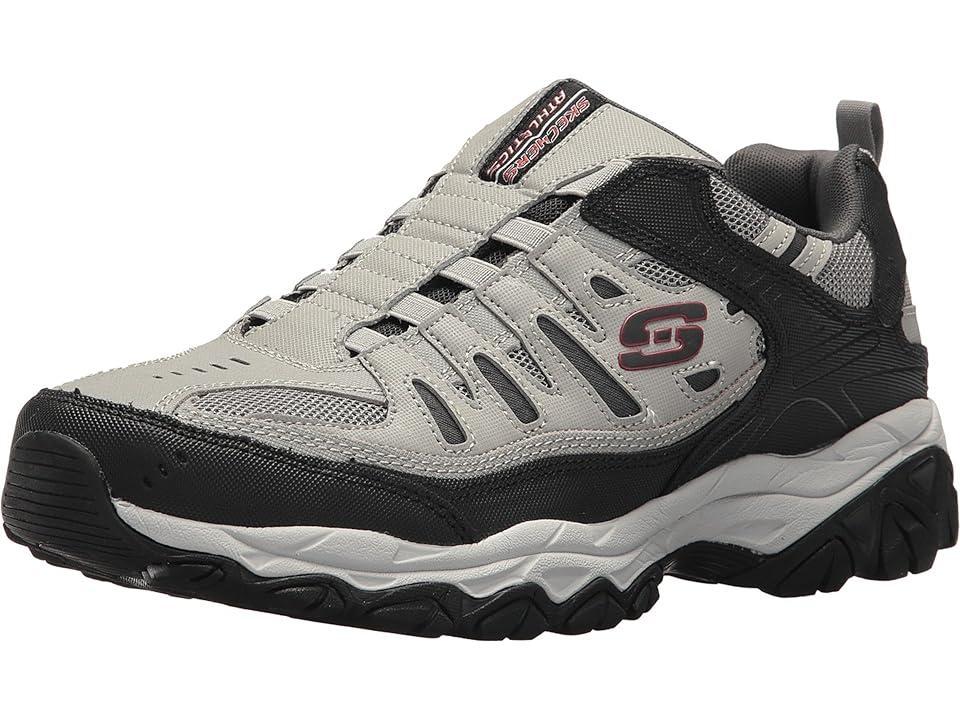 SKECHERS After Burn M. Fit Charcoal) Men's Shoes Product Image