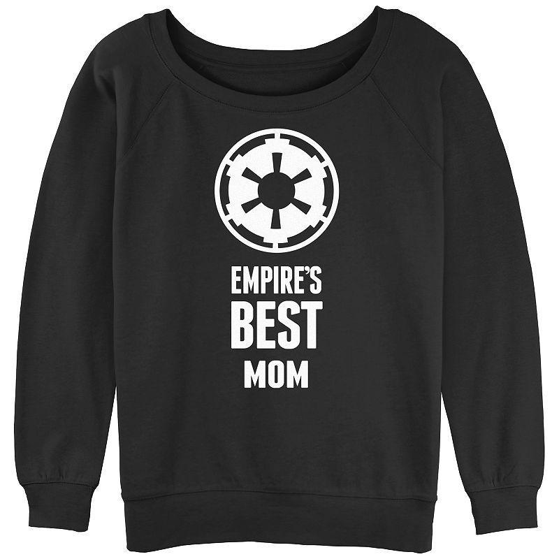 Juniors Star Wars Empires Best Mom Empire Logo Slouchy Terry Pullover, Girls Product Image