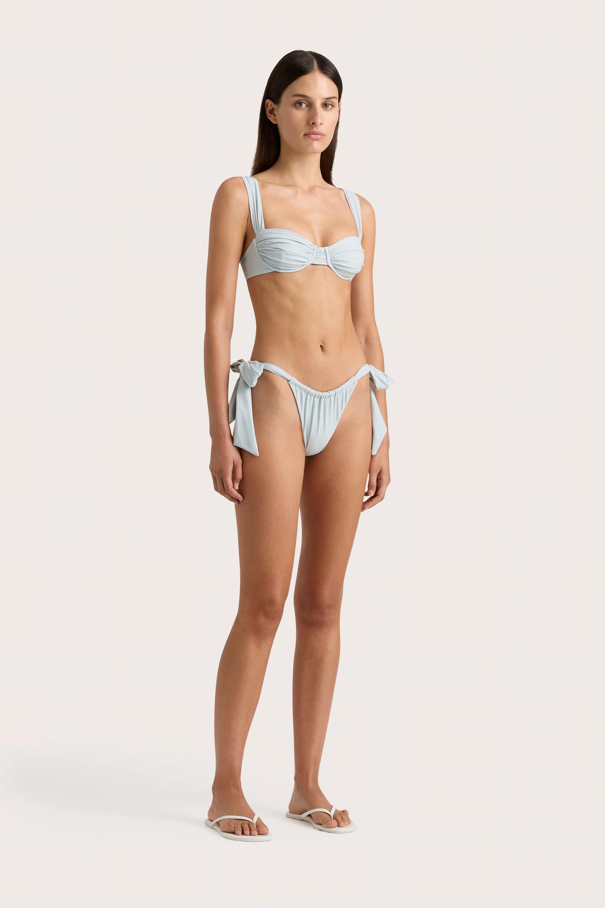 Sol Bikini Top Sky Blue Product Image