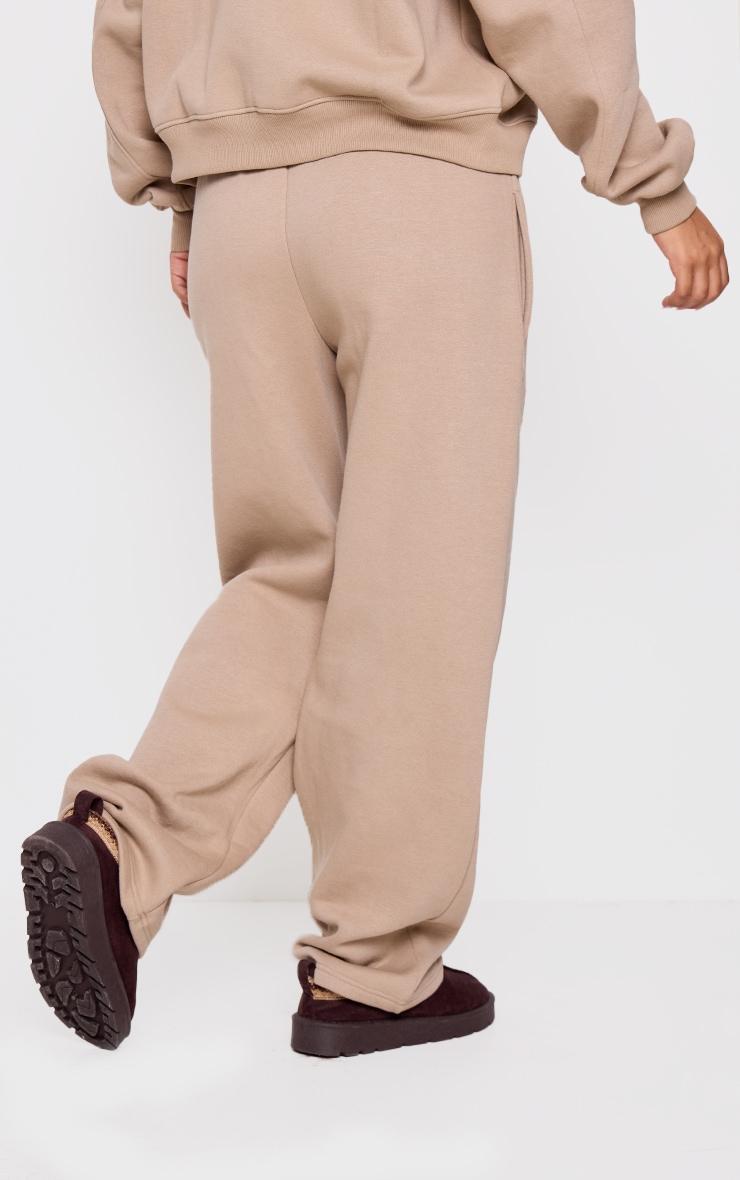 Petite Taupe Studio Archives Thin Waistband Wide Leg Sweatpants Product Image