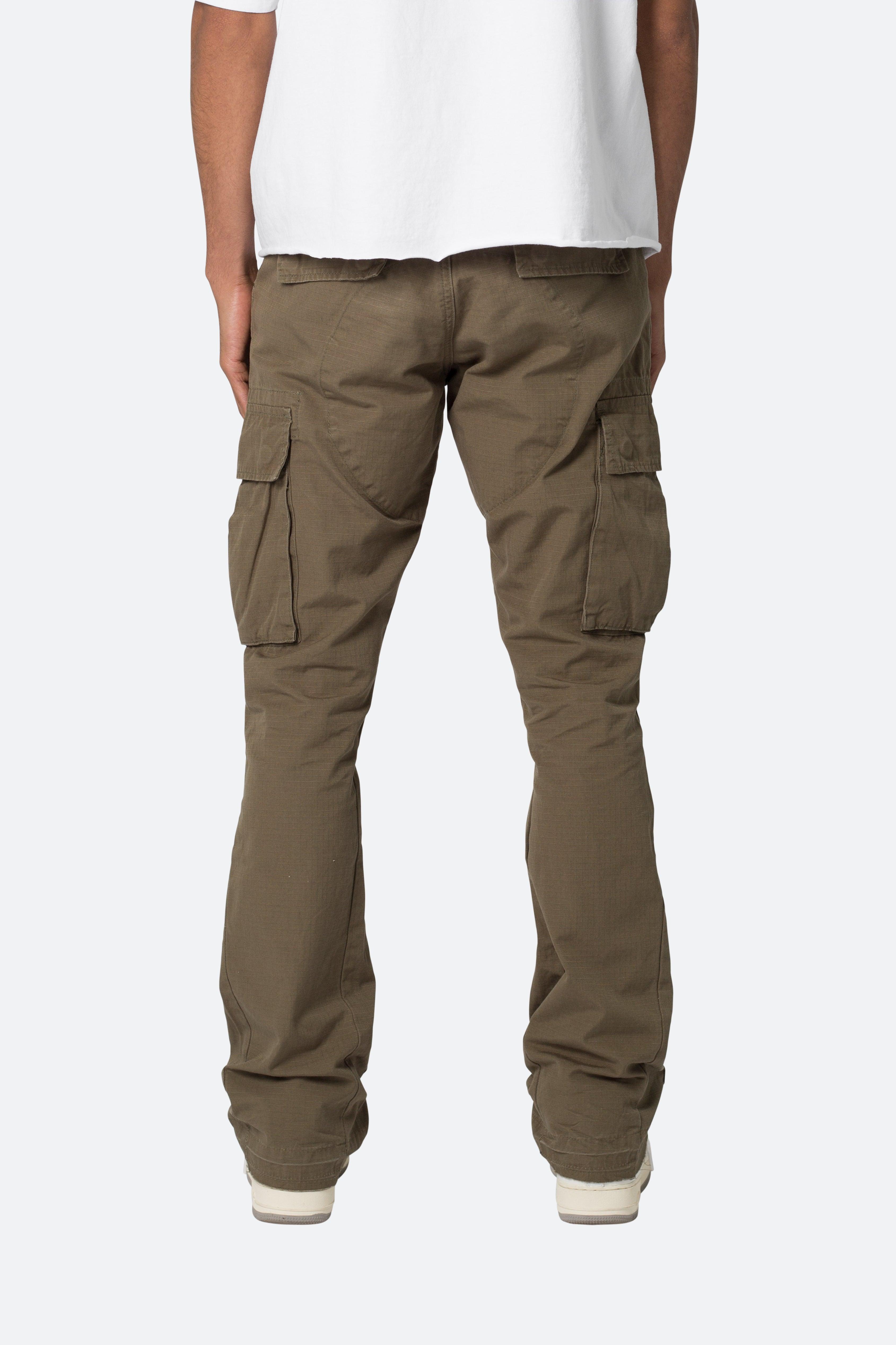 Bootcut Cargo Pants - Olive Product Image