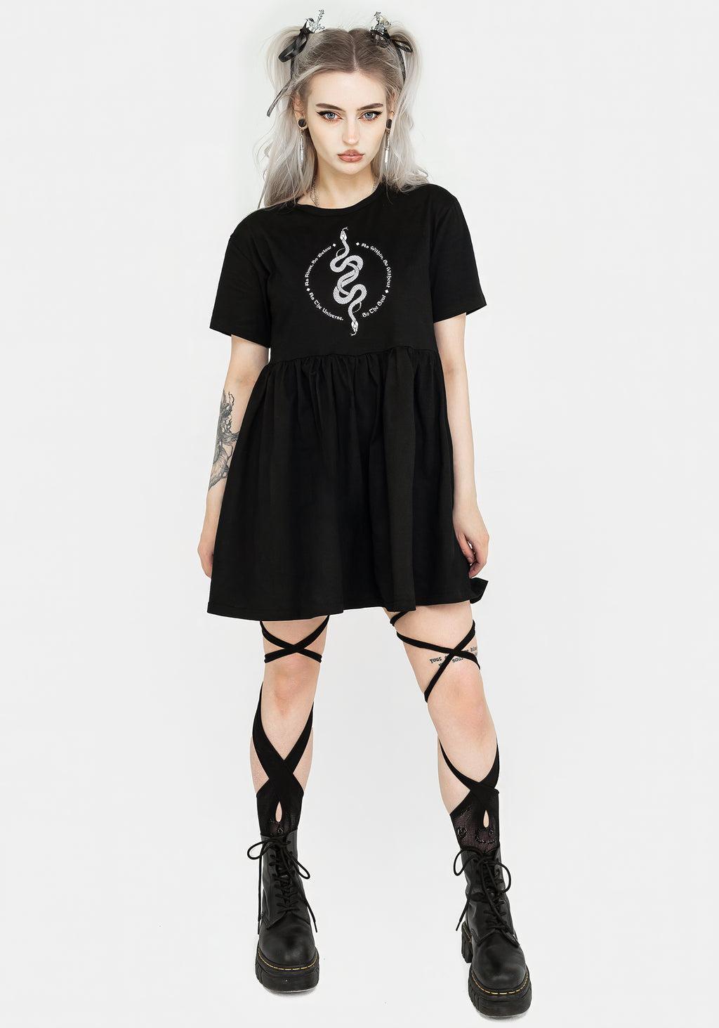 Hermetica Jersey Skater Dress Product Image