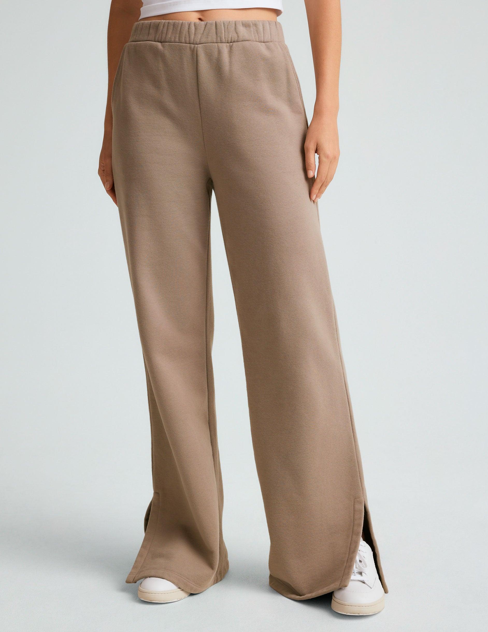 Open Ended Mid Rise Wide Leg Pant Product Image