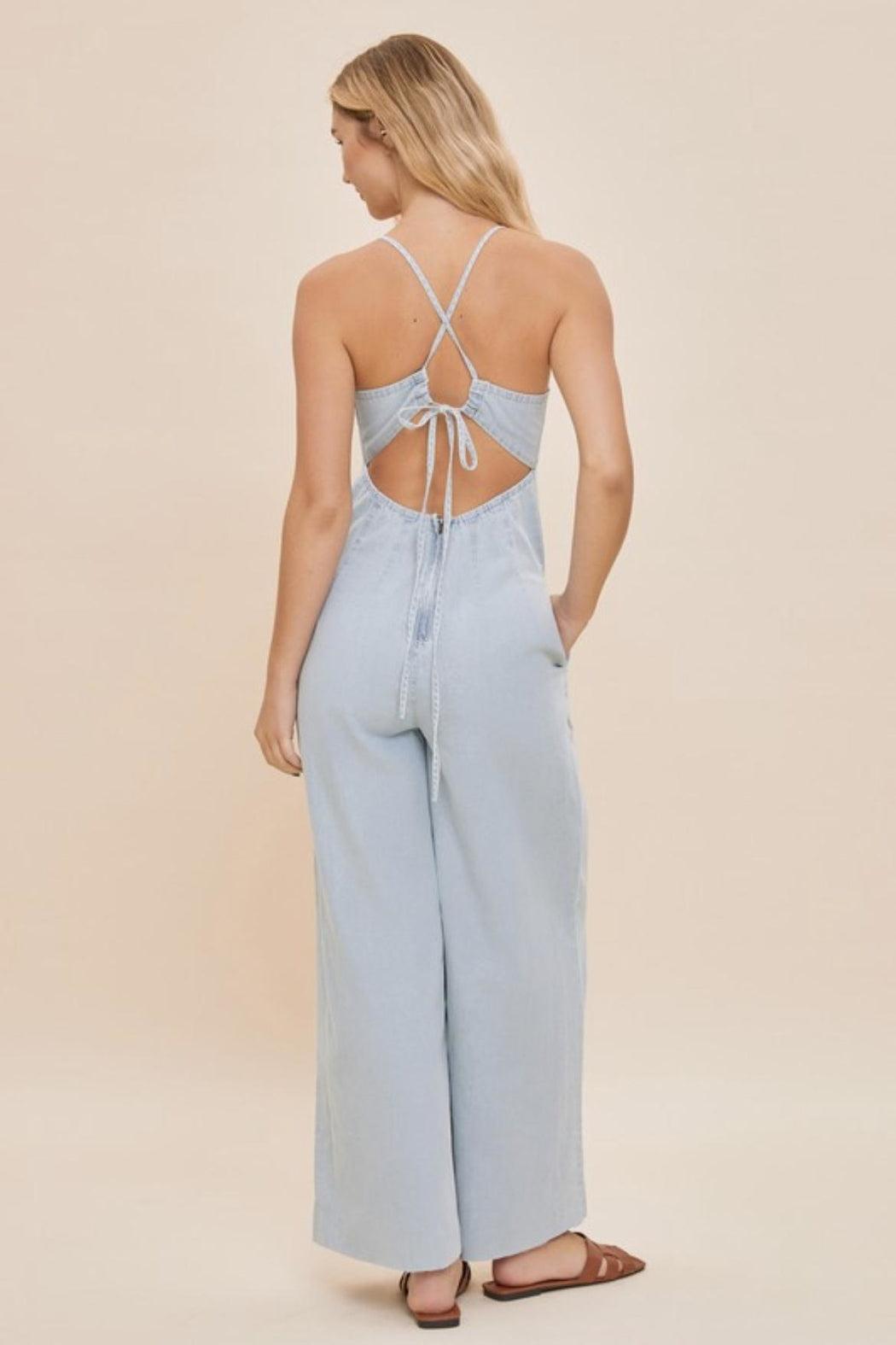 Denim Jumpsuit Product Image