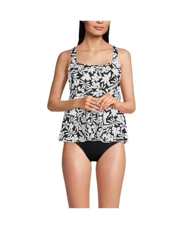 Lands End Womens Flutter Tankini Top Product Image