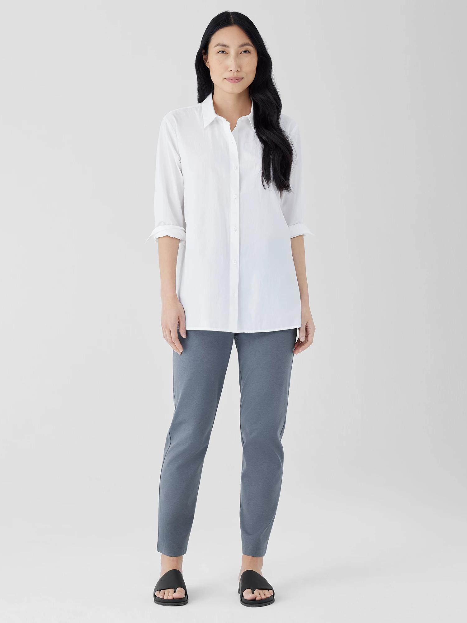 Cotton Blend Ponte Slim Pant Product Image